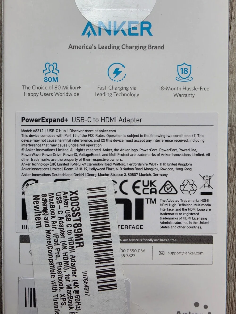 Anker USB-C To HDMI Adapter (4K HDMI)/ PowerExpand+ USB-C to HDMI Adapter, A8312
